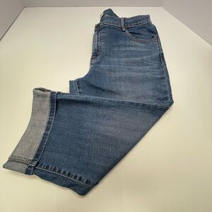 Levi's Light Blue Denim Capris